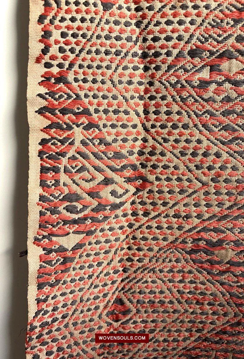 1579 Antique Pua Pilih Dayak Textile