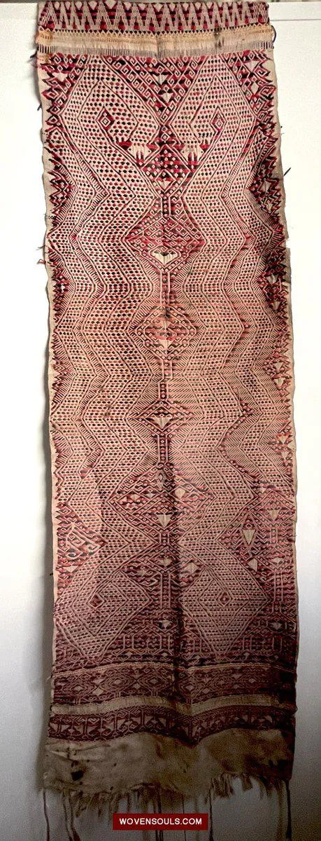 1579 Antique Pua Pilih Dayak Textile