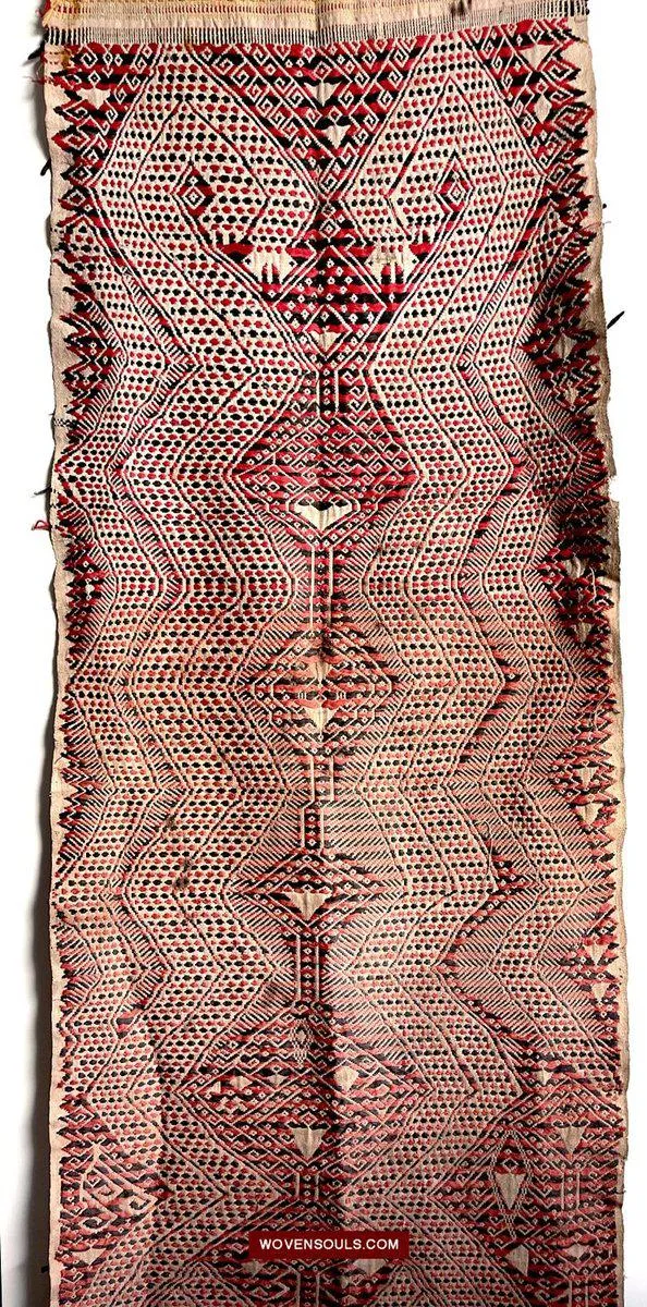 1579 Antique Pua Pilih Dayak Textile