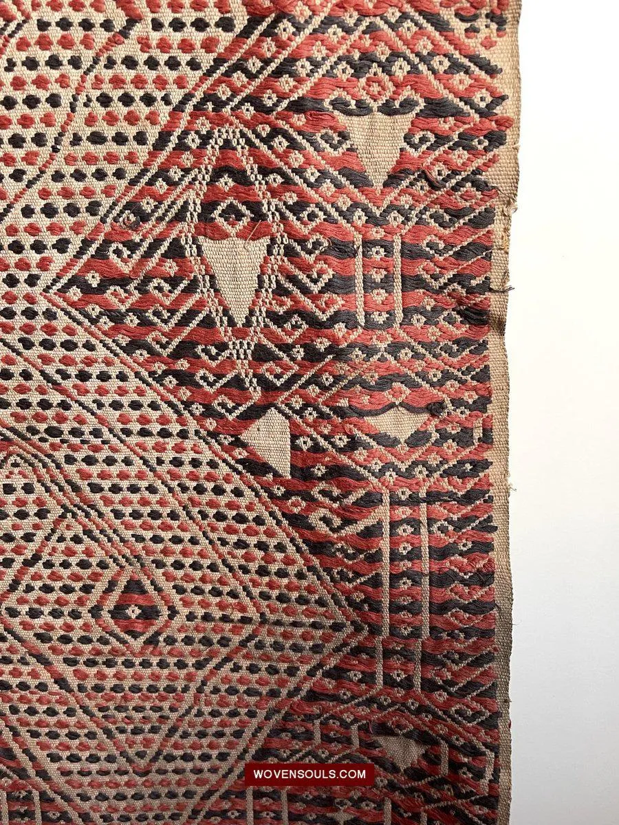 1579 Antique Pua Pilih Dayak Textile