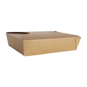 #2 Kraft Paper Box, 8-1/2" x 6-1/4" x 1-7/8", Bag of 50