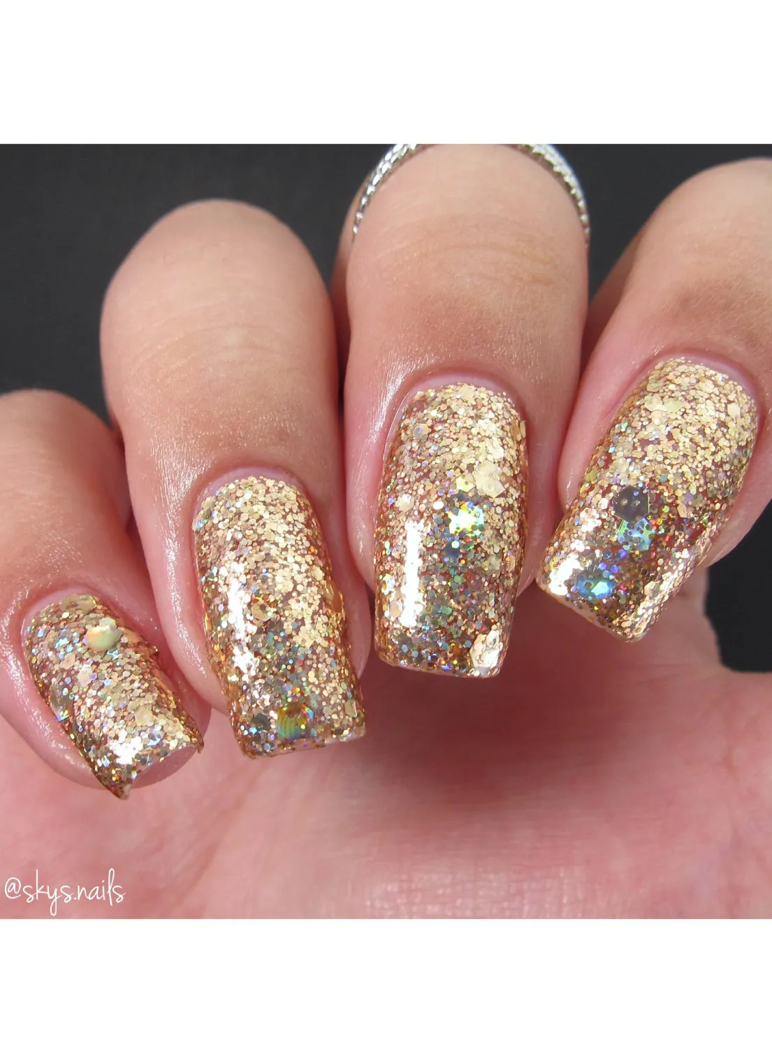 24K Chic - Holographic Polish