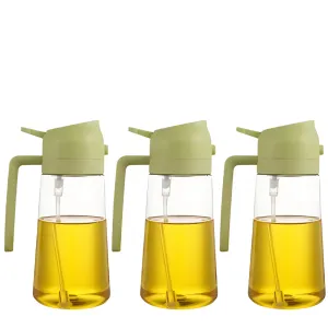 3 Pieces Stylish Oil Dispenser Set