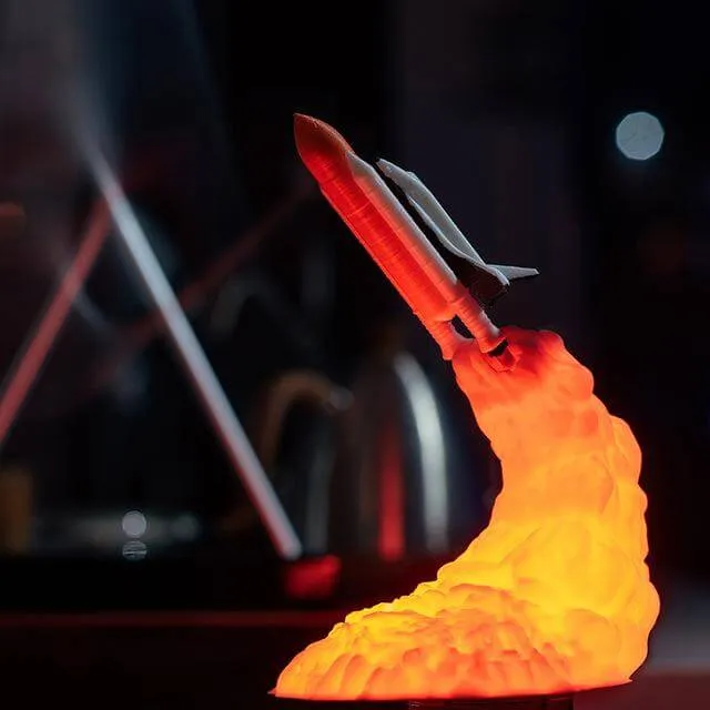 3D Print Space Shuttle Night  Lamp