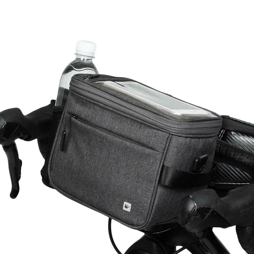 4.5L Bike Handlebar Bag Waterproof Cycling Bicycle Handle Bar Front Bag Basket Shoulder Bag with Rain Cover