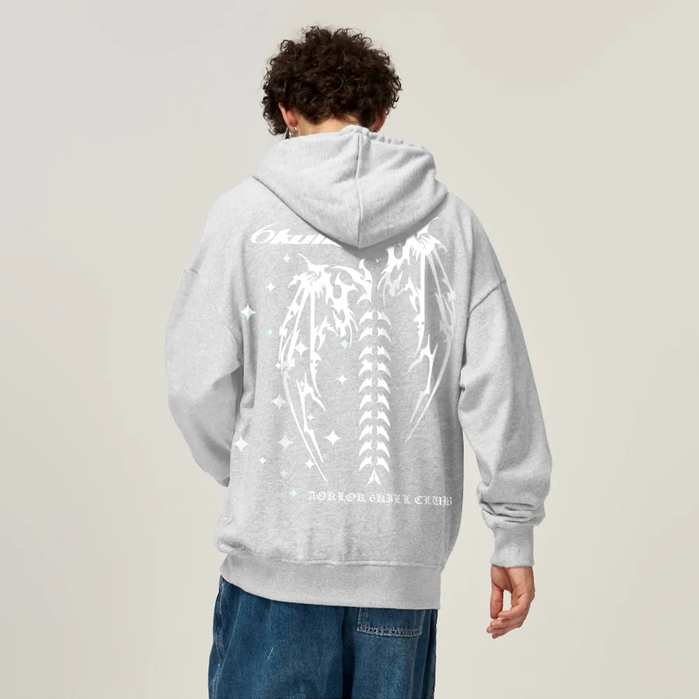 6Kull | Solid Skeleton Hoodie