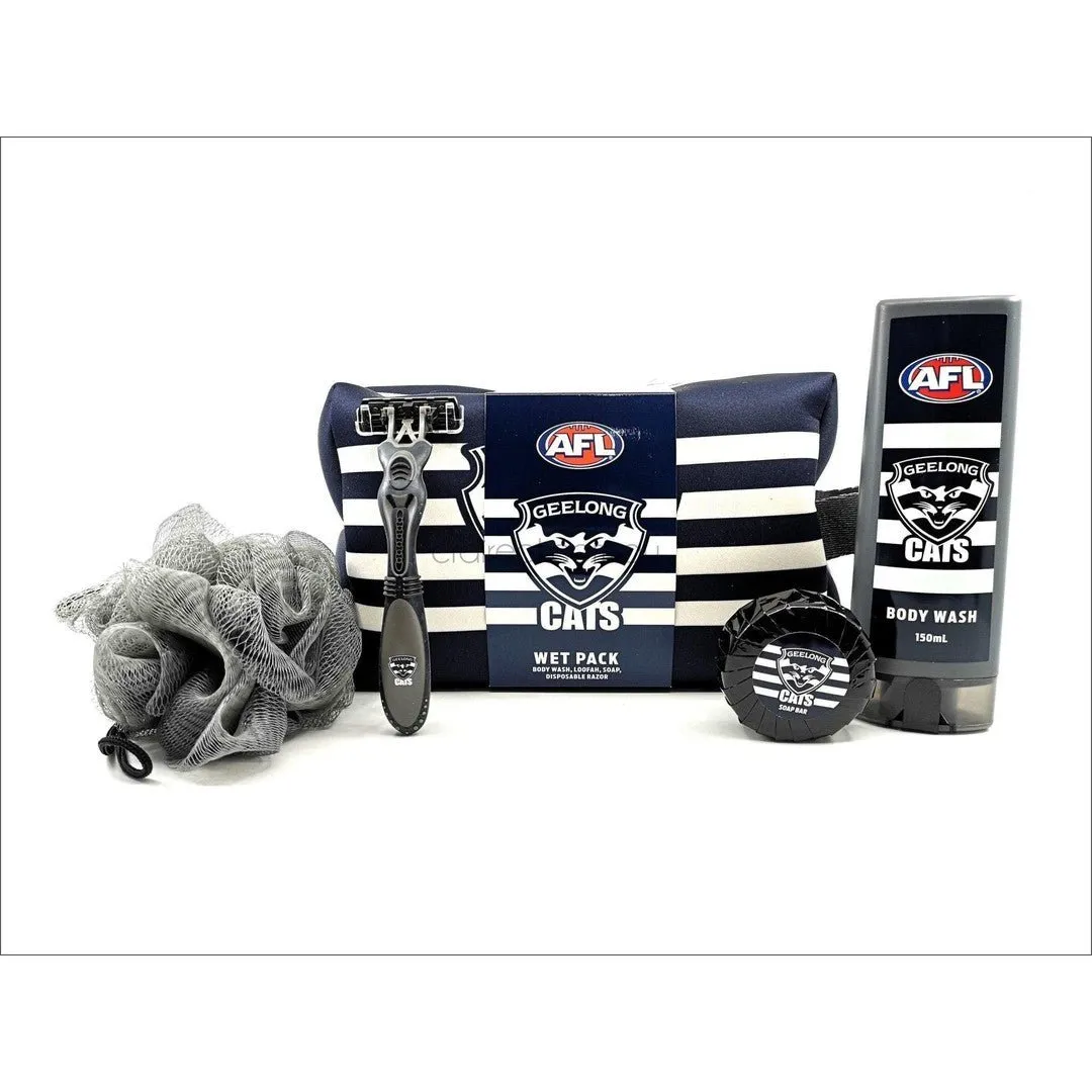 AFL Geelong Cats Toiletry Bag Gift Set