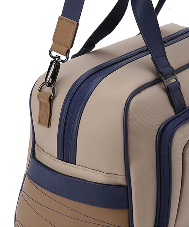 ANEW Golf: Double Logo Boston Bag - Beige