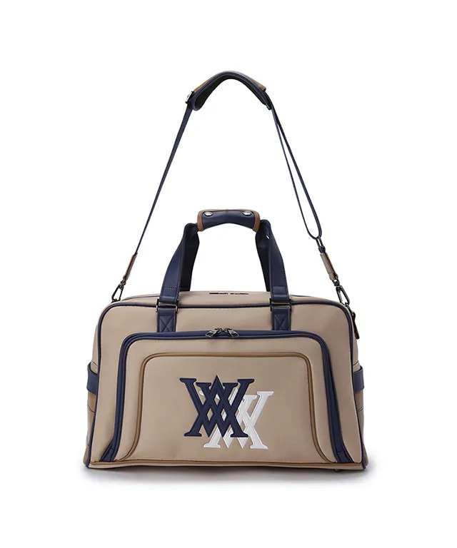 ANEW Golf: Double Logo Boston Bag - Beige