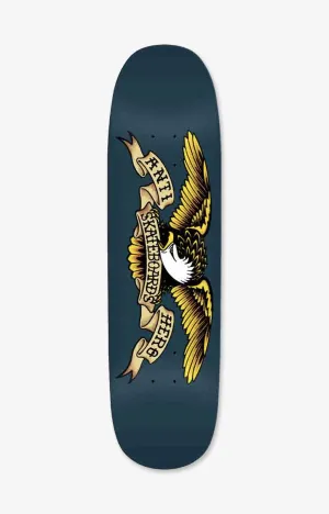 Anti Hero Team Shaped Eagle Blue Meanie Skateboard Deck, 8.75"