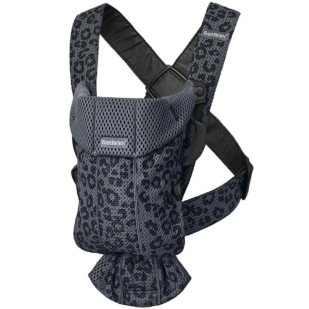 Baby Carrier Mini, 3D Mesh - Anthracite/Leopard