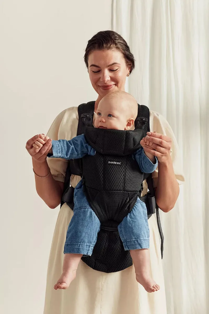 BabyBjörn Baby Carrier Free 3D Mesh, Black