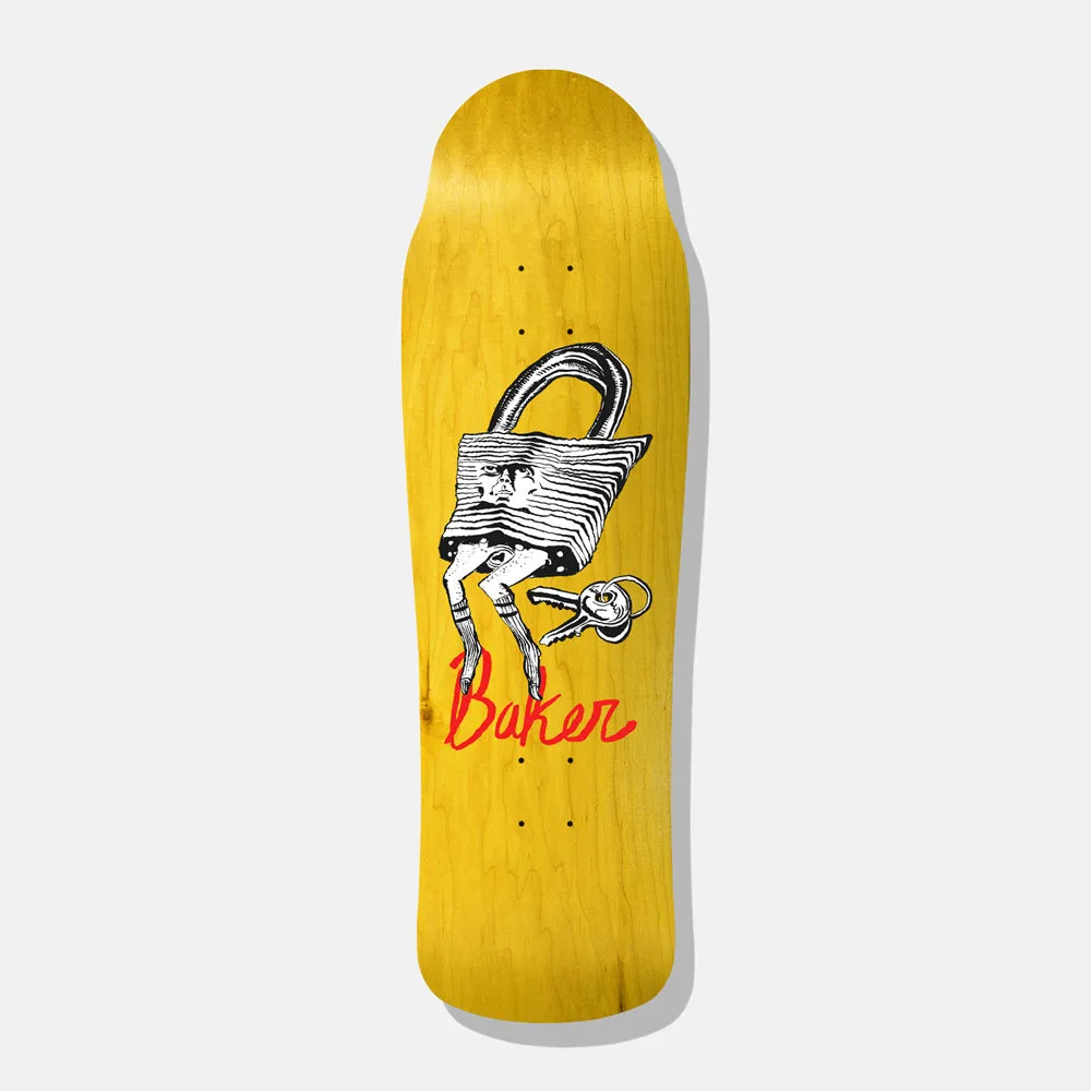 Baker Riley Hawk Big Bodies Shaped Skateboard Deck - 9.5 (Assorted Stain)