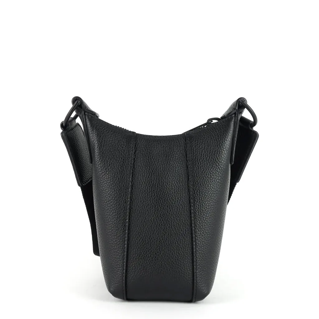 Balenciaga Black Calfskin Hourglass Messenger Bag