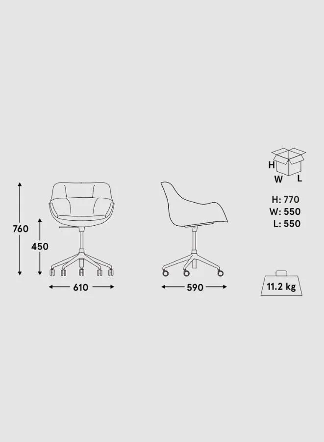 Baltic Soft Duo Chair with Height Adjustment (Customizable)