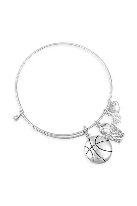 Basketball Charm Bracelet