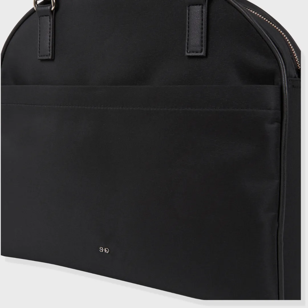 BERLIN NYLON LAPTOP BAG BLACK