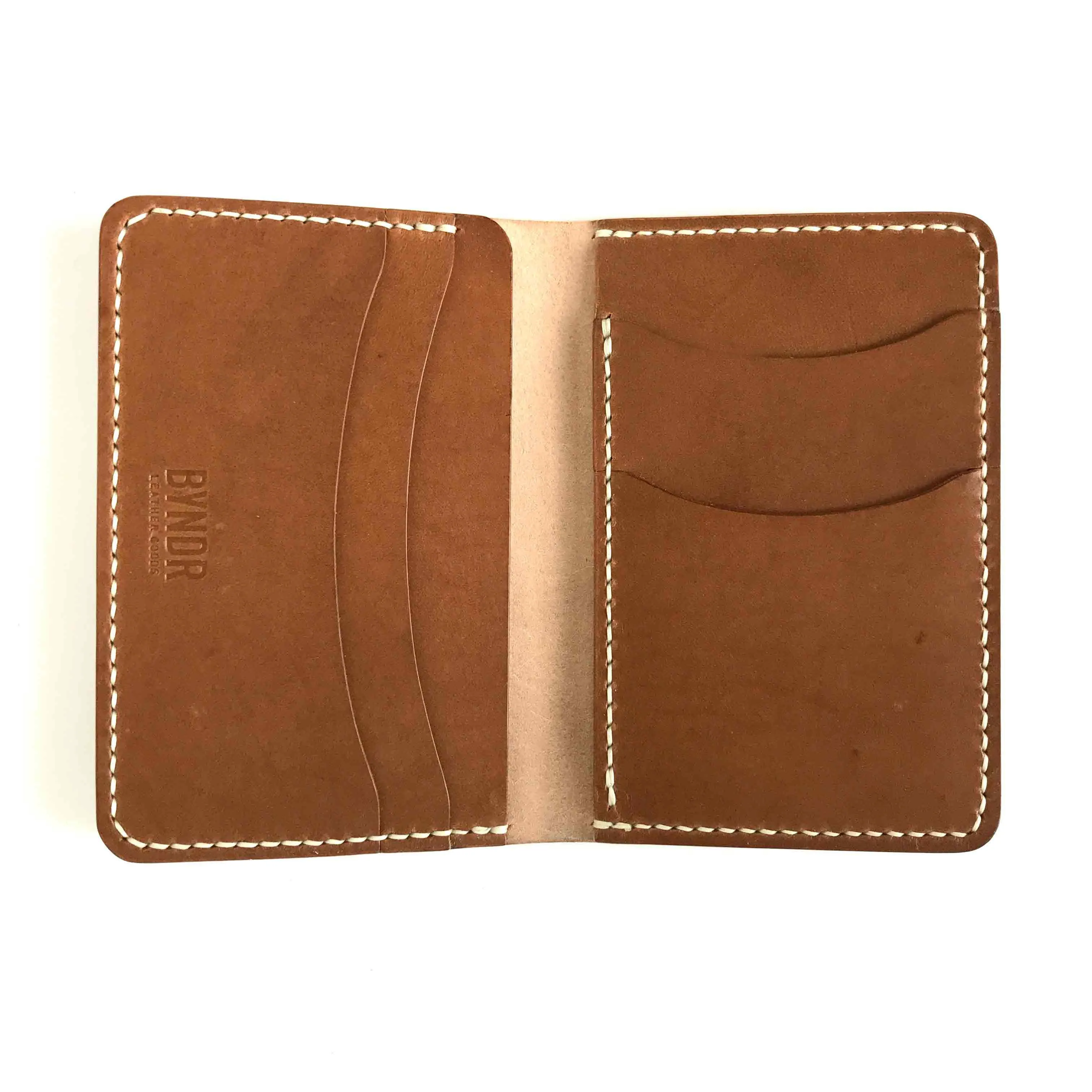 BI-FOLD - NATURAL SHELL CORDOVAN    WALNUT BUTTERO