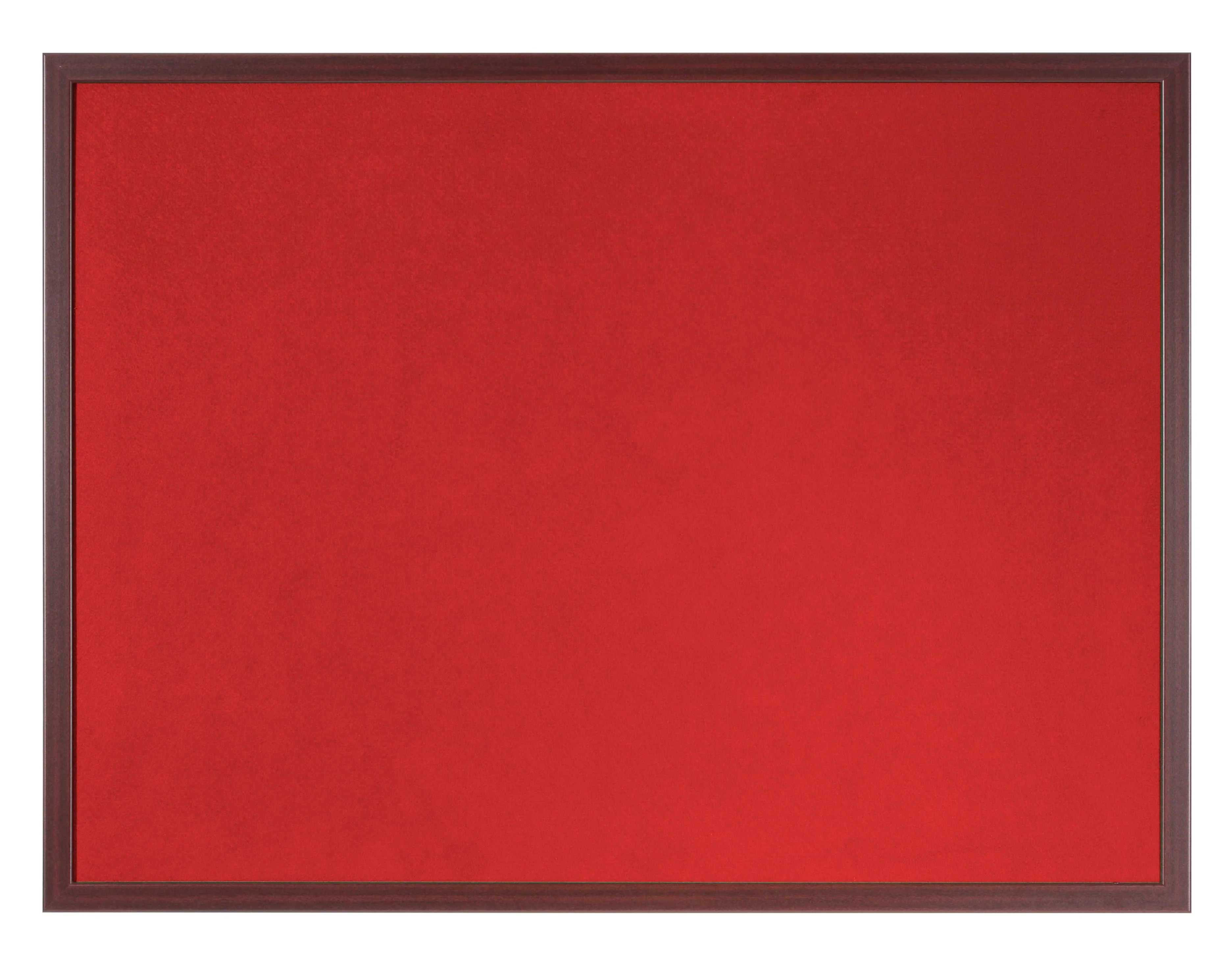 Bi-Office Earth-It Red Felt Noticeboard Cherry Wood Frame 1800x1200mm - FB8546653