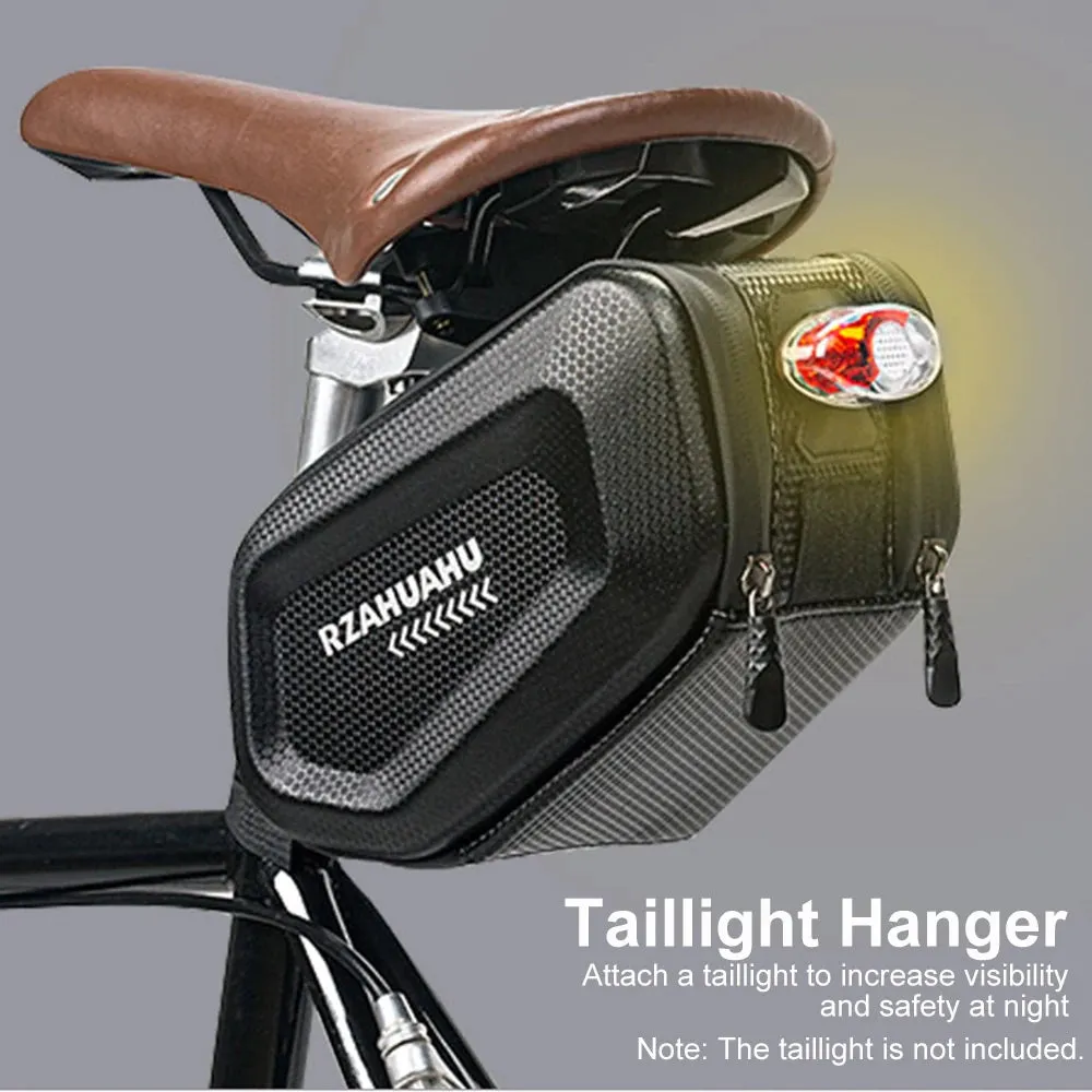 Bicycle Saddle Bag Waterproof Hard Shell Bike Under Seat Bag Cycling Bike Pannier Bag