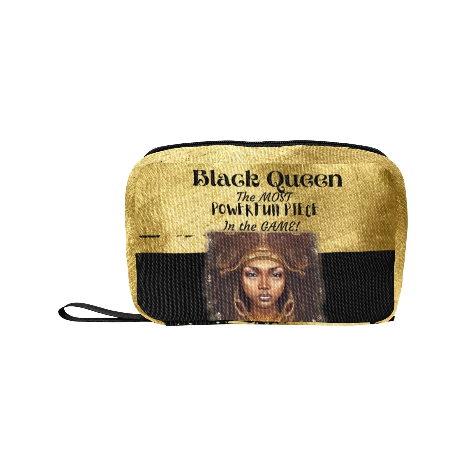 Black Queen - Toiletry Toiletry Bag with Hanging Hook