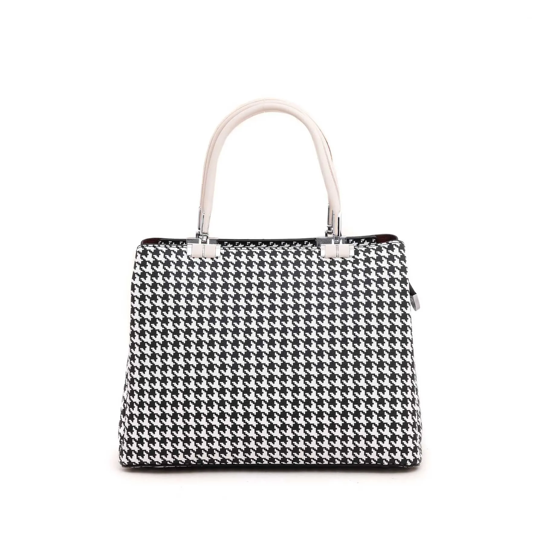 Blkwht Formal Hand Bag P35964