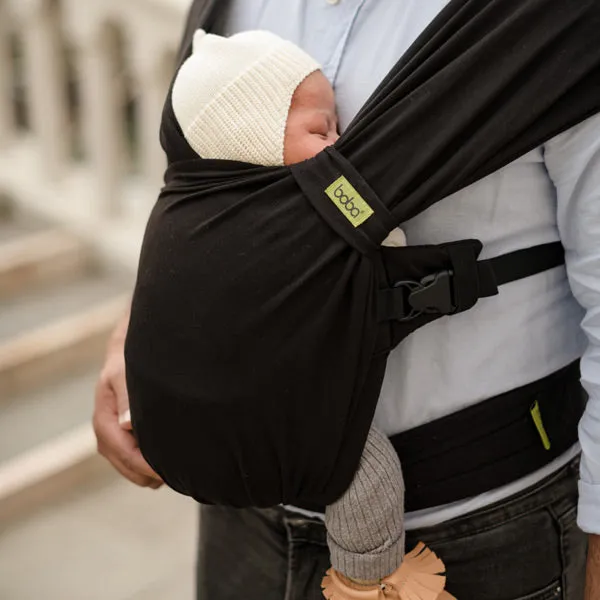 Boba Bliss Buckled Wrap Carrier v2 - Black