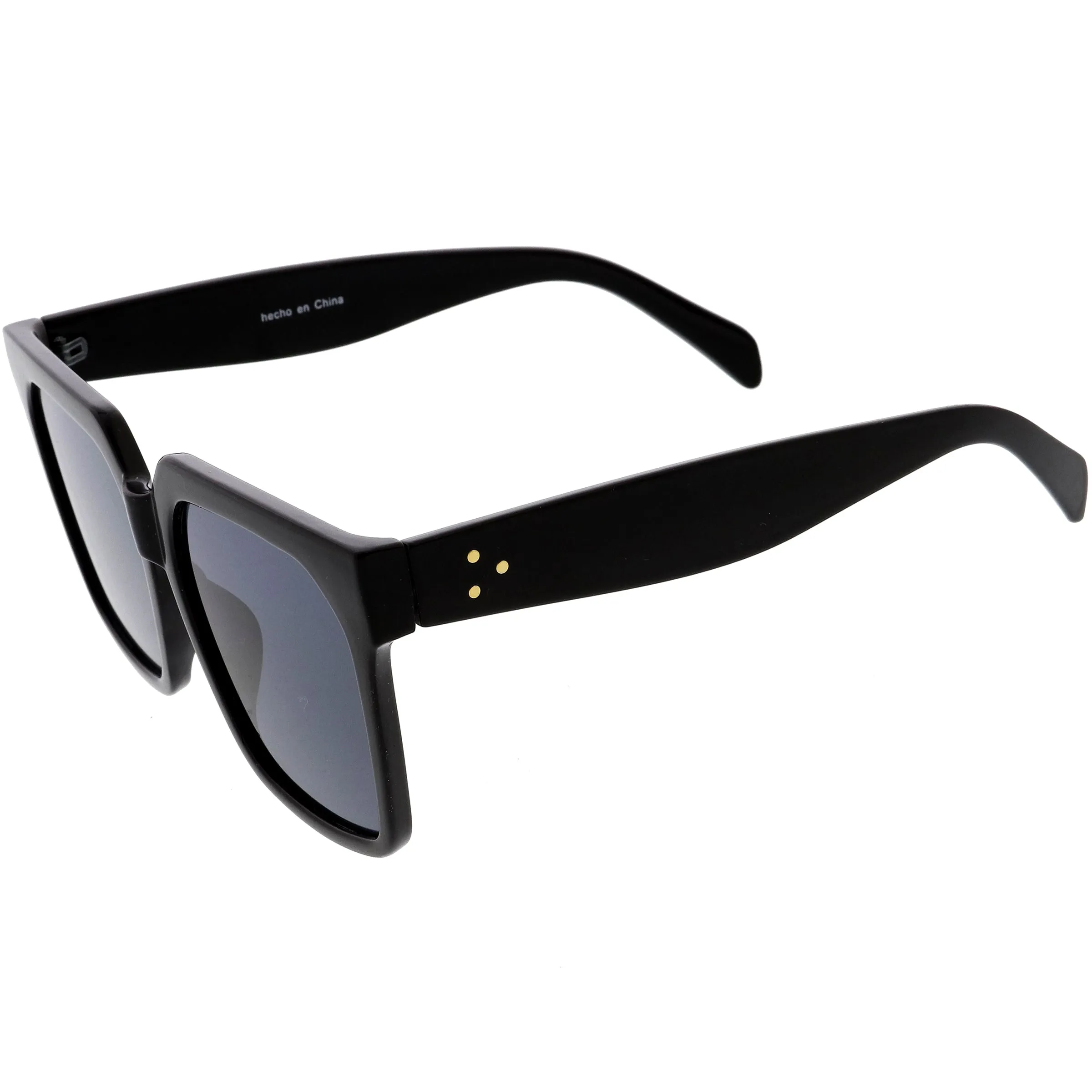 Bold Euro Designer Inspired Fashion Oversize Square Sunglasses D009