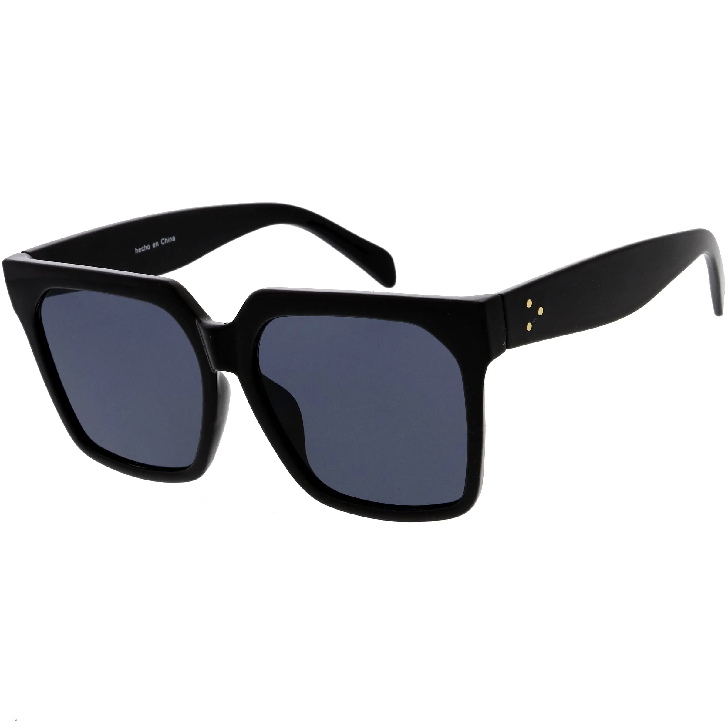 Bold Euro Designer Inspired Fashion Oversize Square Sunglasses D009