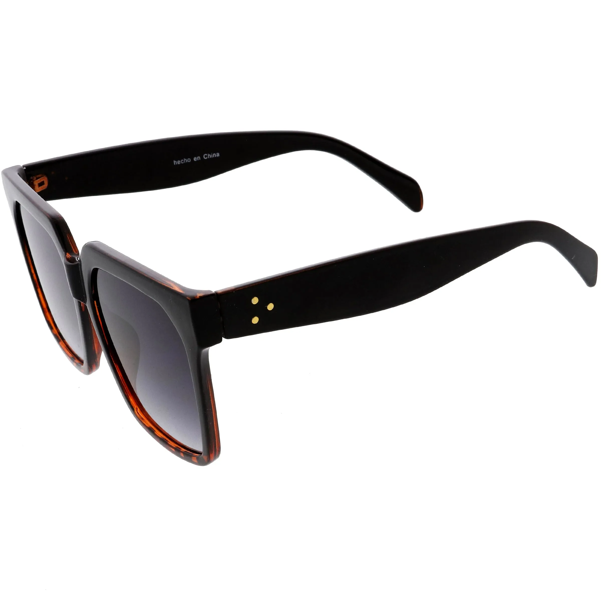 Bold Euro Designer Inspired Fashion Oversize Square Sunglasses D009