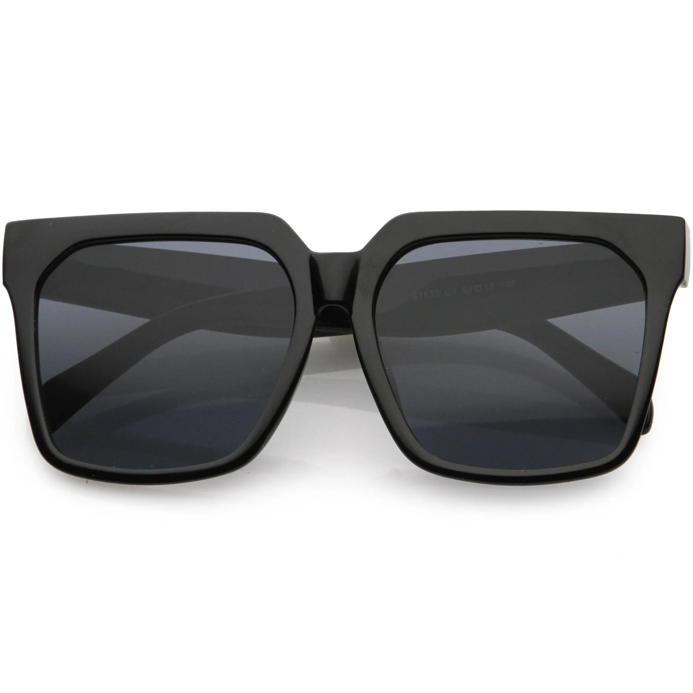 Bold Euro Designer Inspired Fashion Oversize Square Sunglasses D009