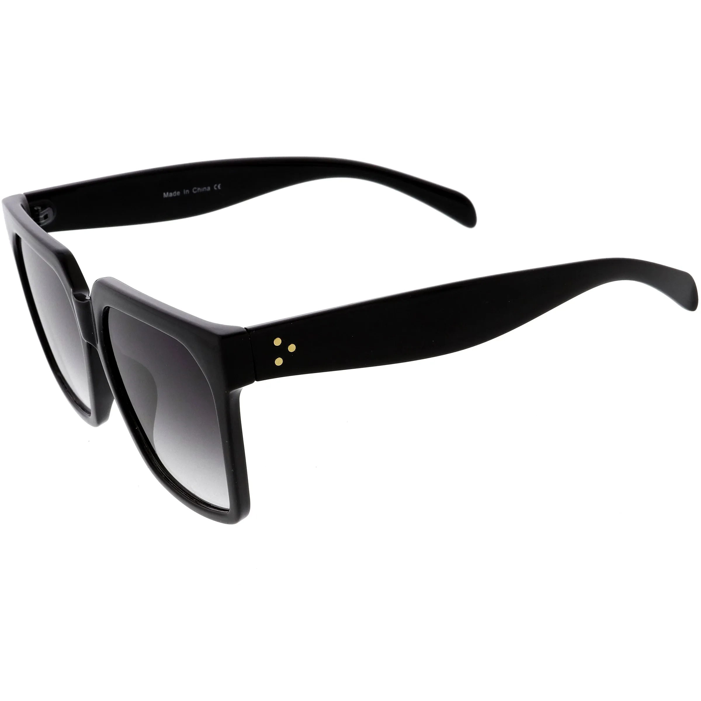 Bold Euro Designer Inspired Fashion Oversize Square Sunglasses D009