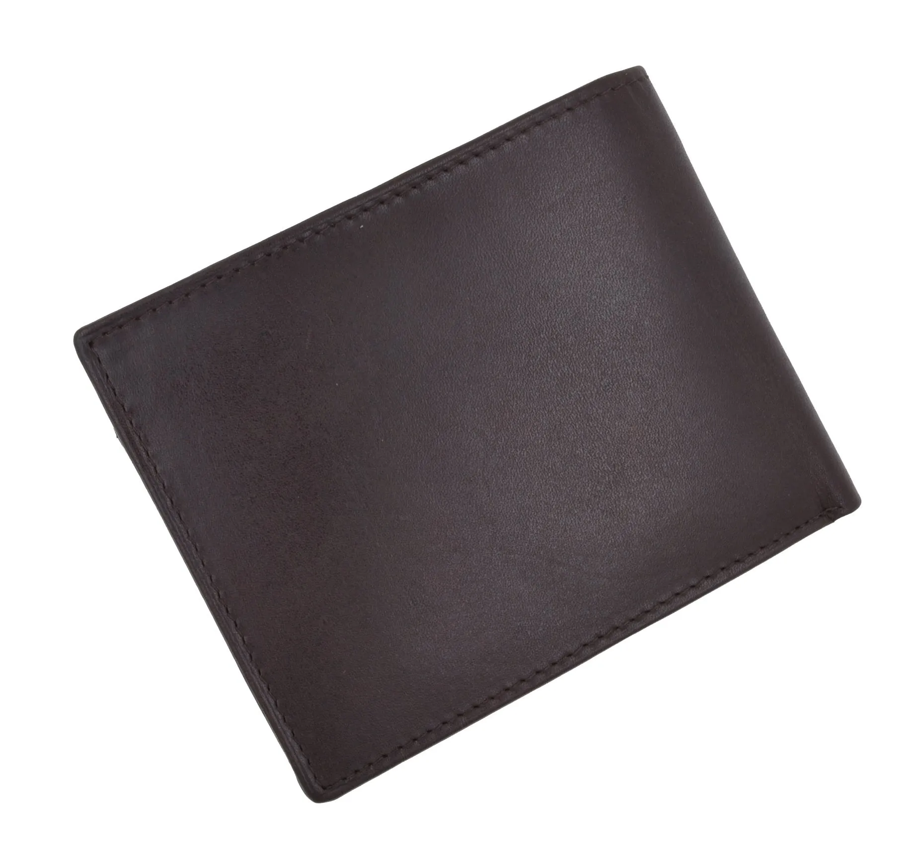 Cavelio Genuine High Quality Leather Mens Bifold Wallet with Removable ID Card Holder 730534