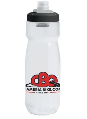 CBO Camelbak Podium Shop Water Bottle - 24oz - Clear-Black