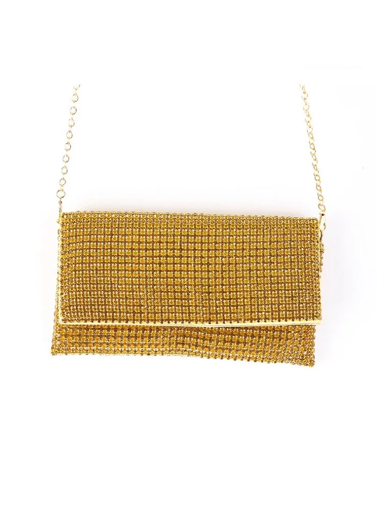 Chain Single Shoulder Diamond Handbag