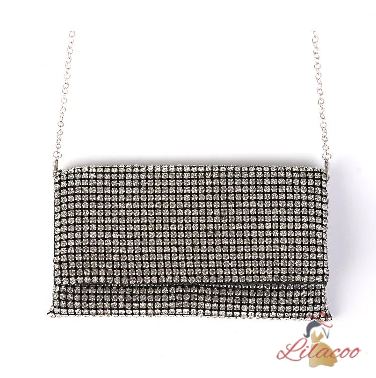 Chain Single Shoulder Diamond Handbag