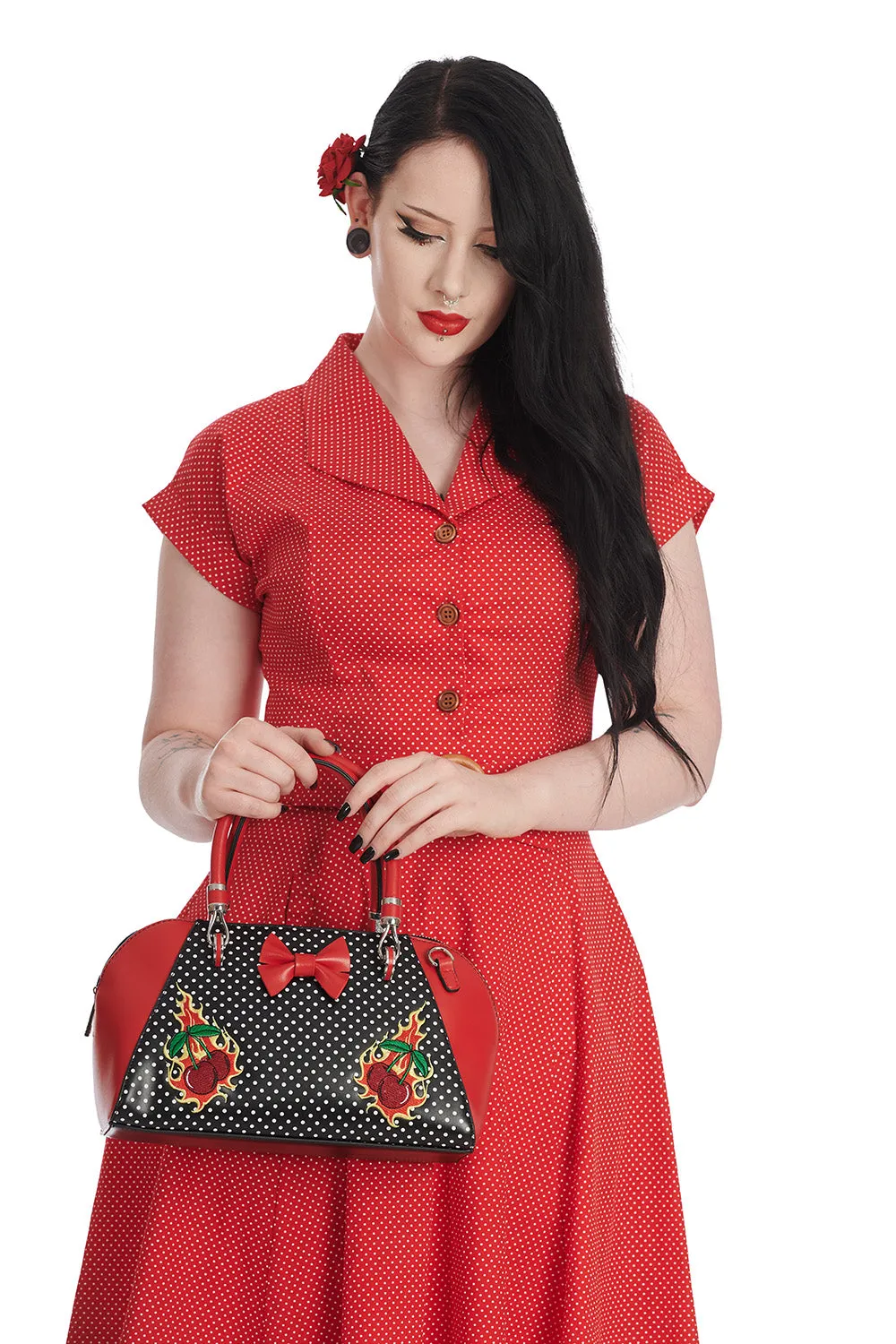 CHERRY BLAZE HANDBAG