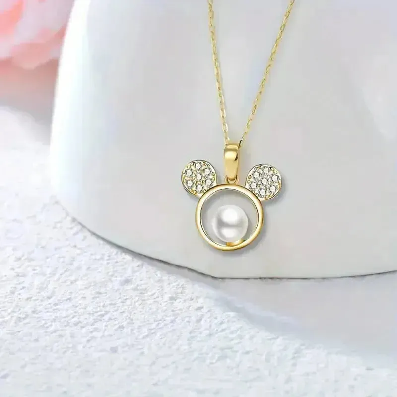 Chic Mickey Pearl Pendant