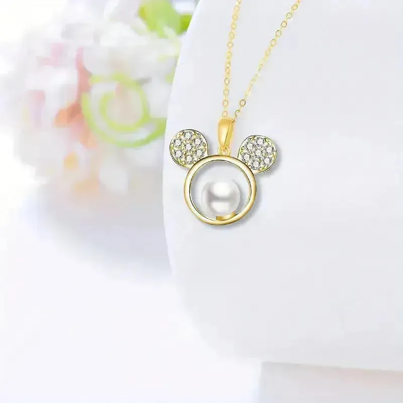 Chic Mickey Pearl Pendant