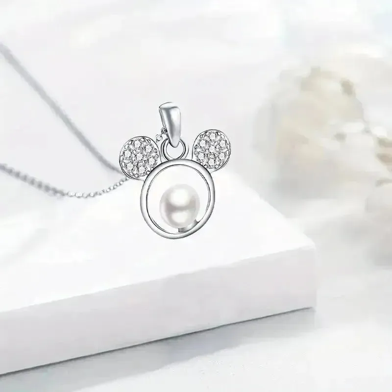 Chic Mickey Pearl Pendant