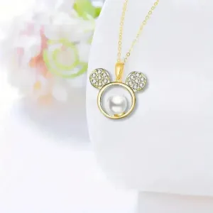 Chic Mickey Pearl Pendant