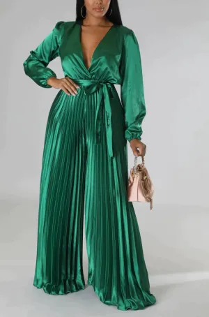 Chic Pleated Jumpsuit