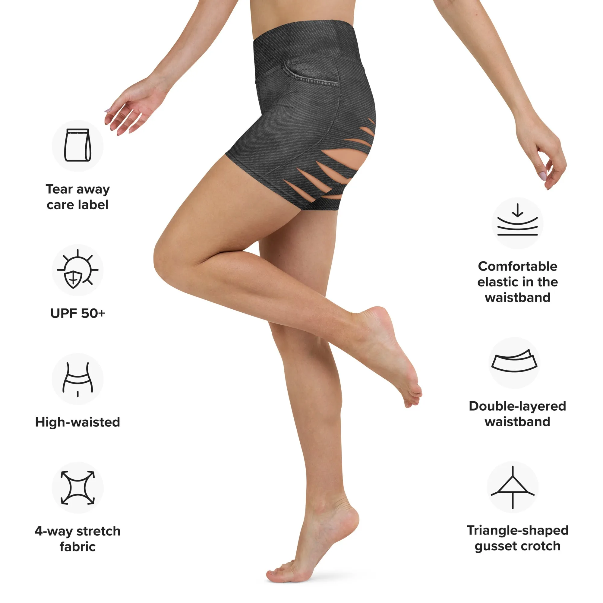 Chic Slits Yoga Shorts