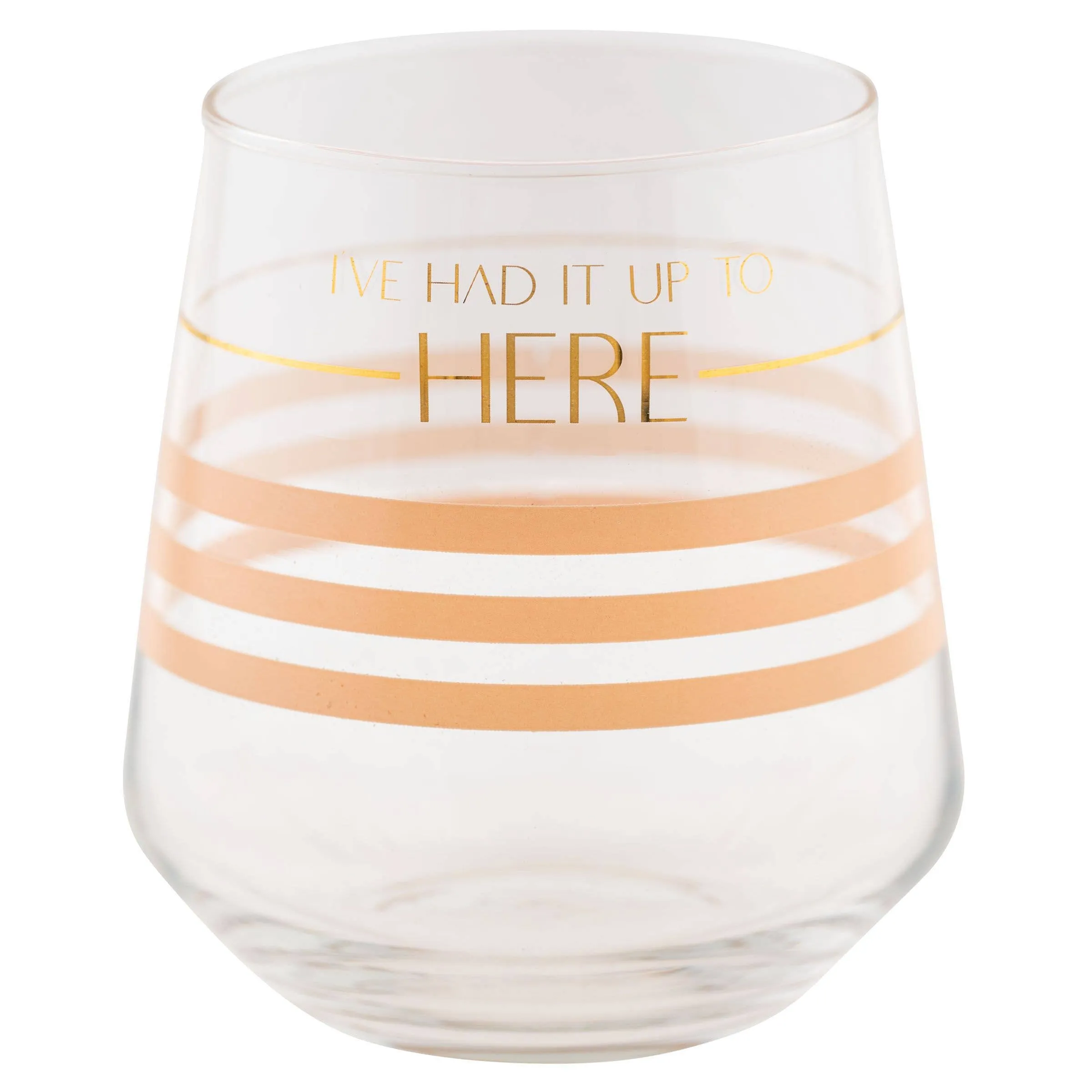 Chic Stemless Wine Glass