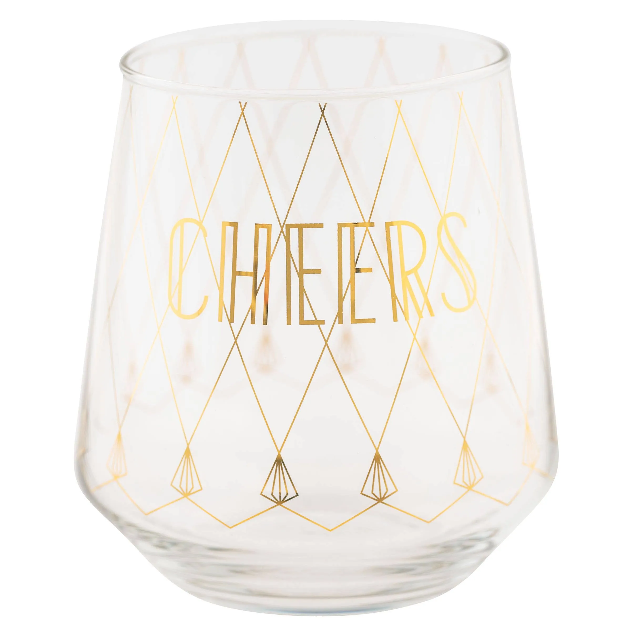 Chic Stemless Wine Glass