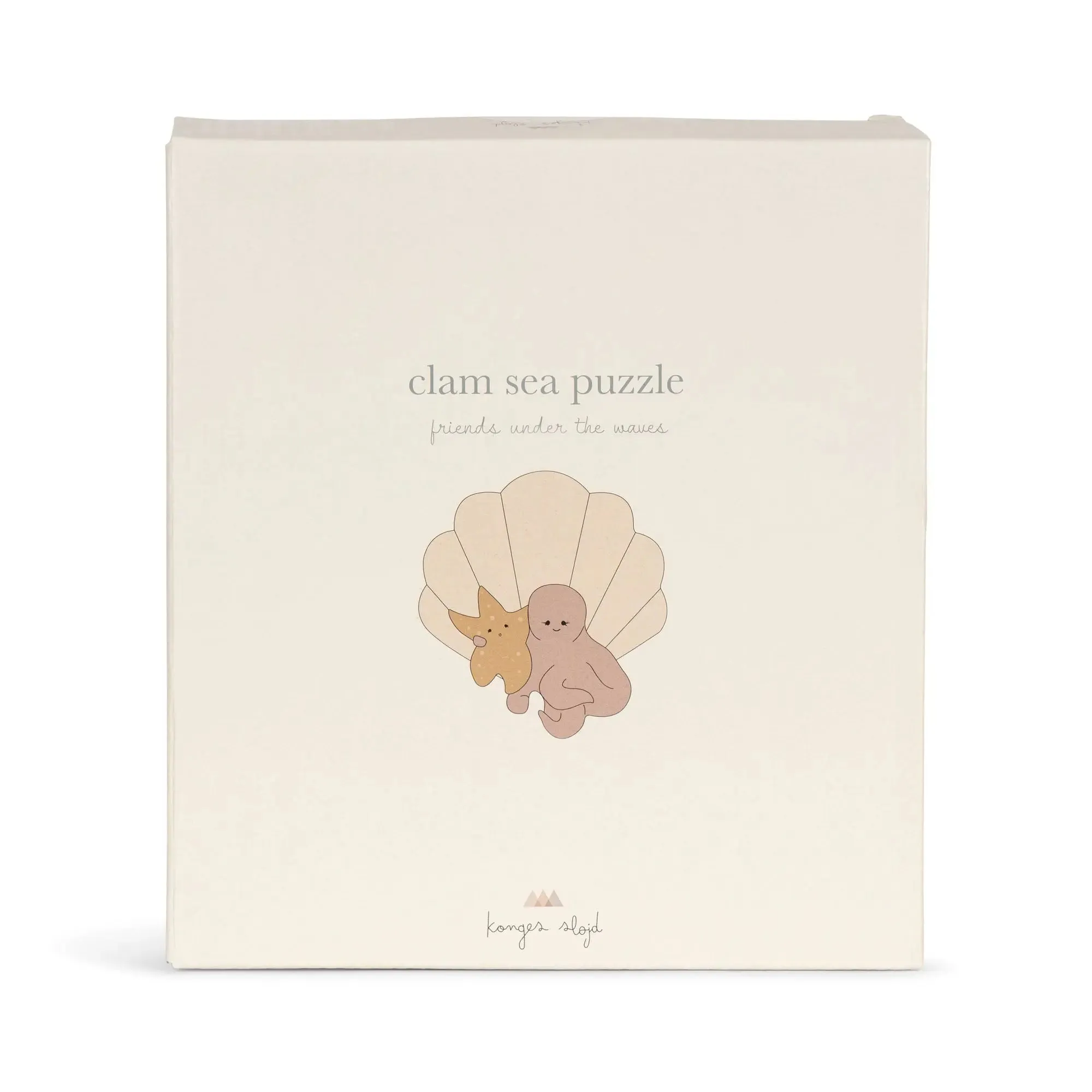 Clam Shaped Wood Puzzle