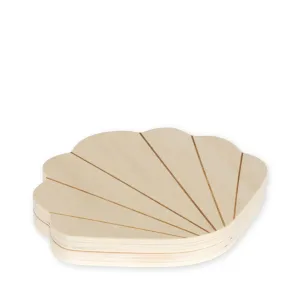 Clam Shaped Wood Puzzle