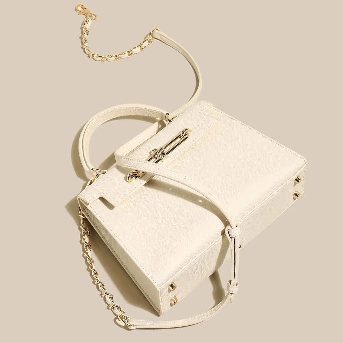 Classic Handbag with a Unicorn Bag Charm