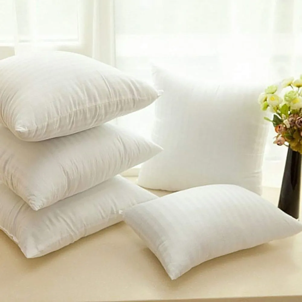 Cloth Fusion Microfiber Cushion Filler, 16 x 16 Inch, White - (Set of 5)