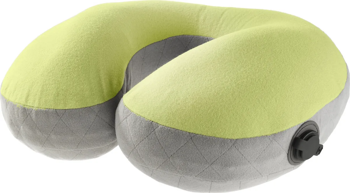 Cocoon U-shaped Neck Pillow Wasabi/Grey | Buy Cocoon U-shaped Neck Pillow Wasabi/Grey here | Outnorth